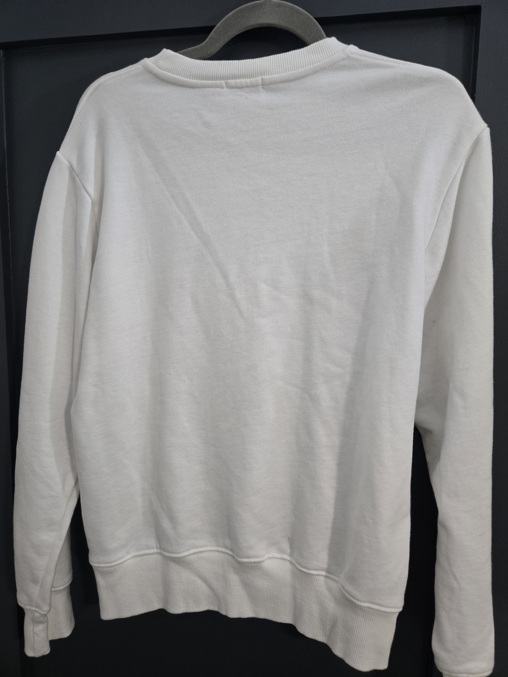 Acne White Sweatshirt with Embroidered Banana - Picture 5 of 5